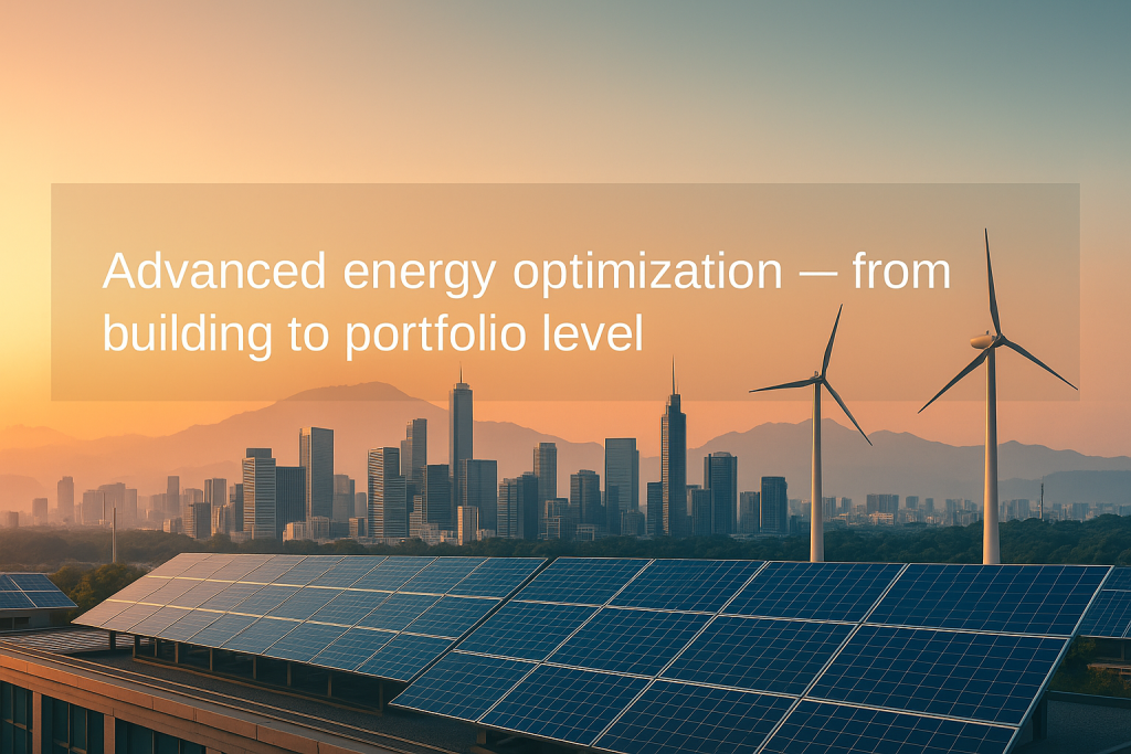 Connecting buildings to balance energy resources